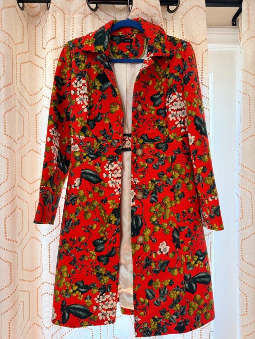 Vintage Vibrant J.Crew Coat